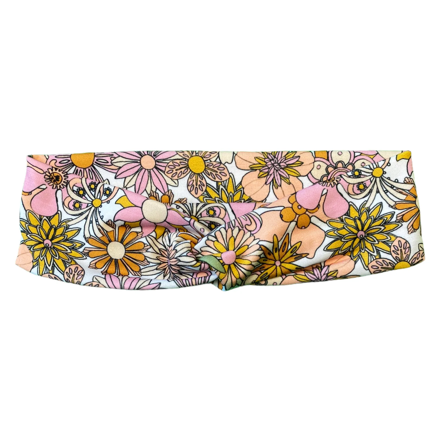 70's Floral Knotties Headband