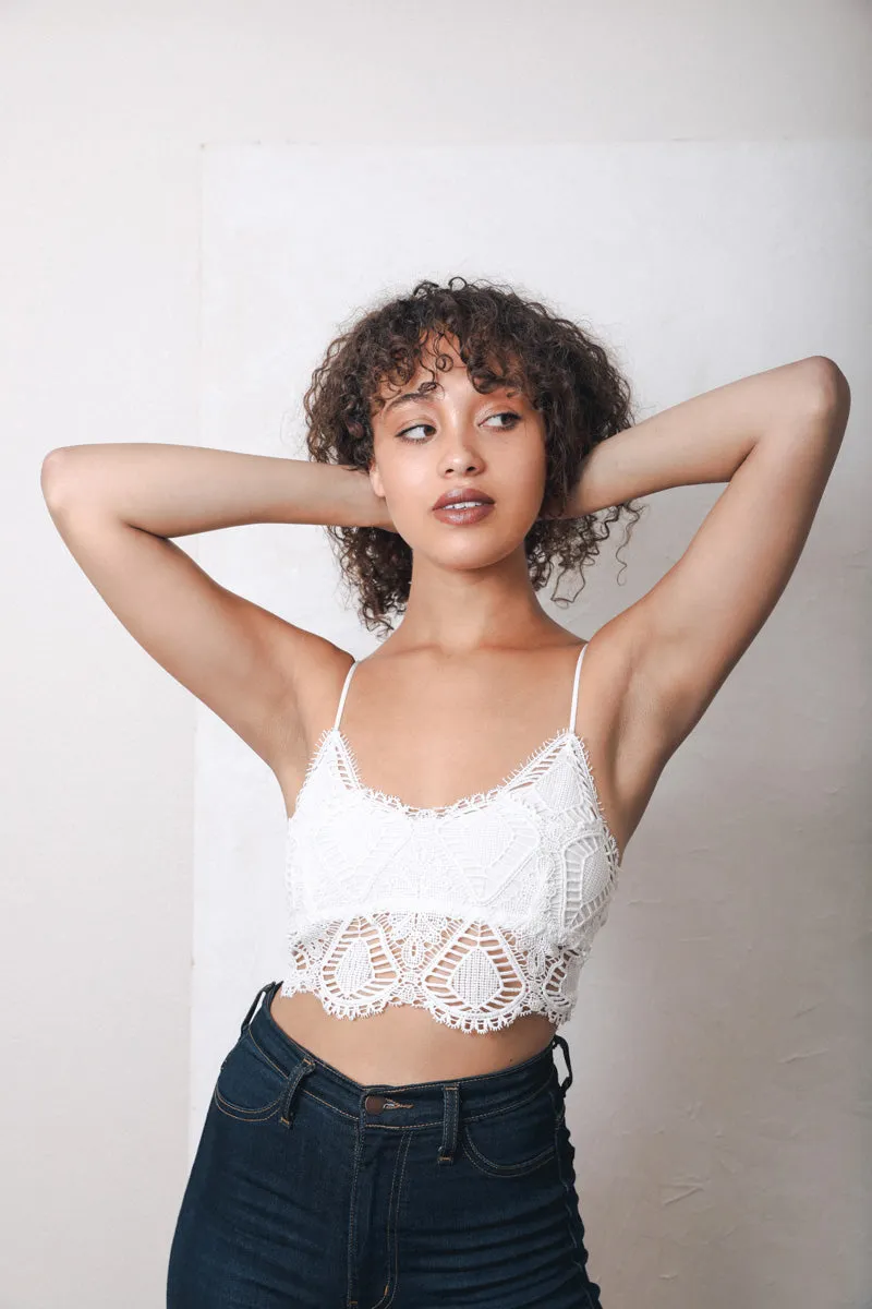Arlene Crochet Lacy Bralette