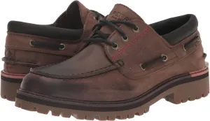 Authentic Original 3-Eye Lug Sperry Boat Shoes, brown