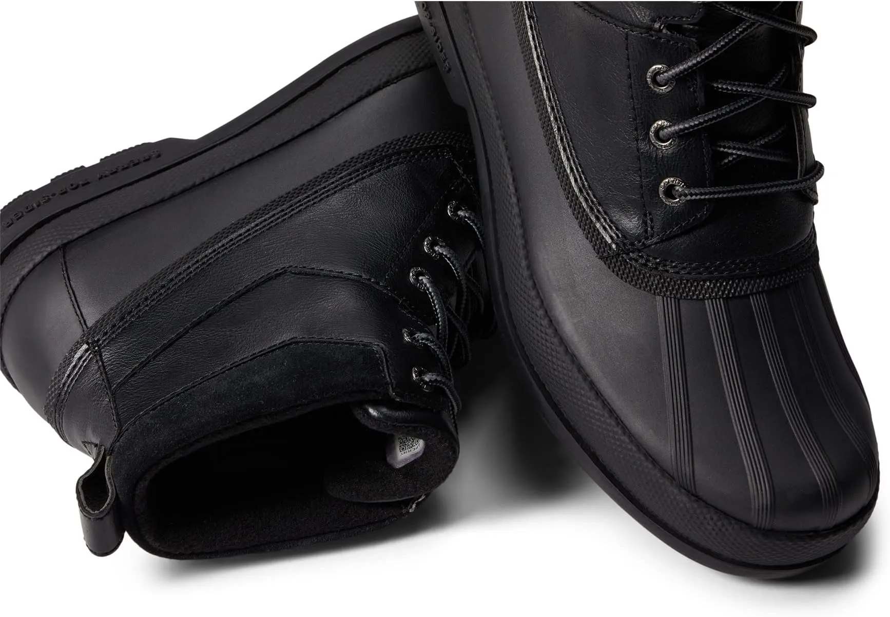 Cold Bay Chukka Sperry rubber boots, black