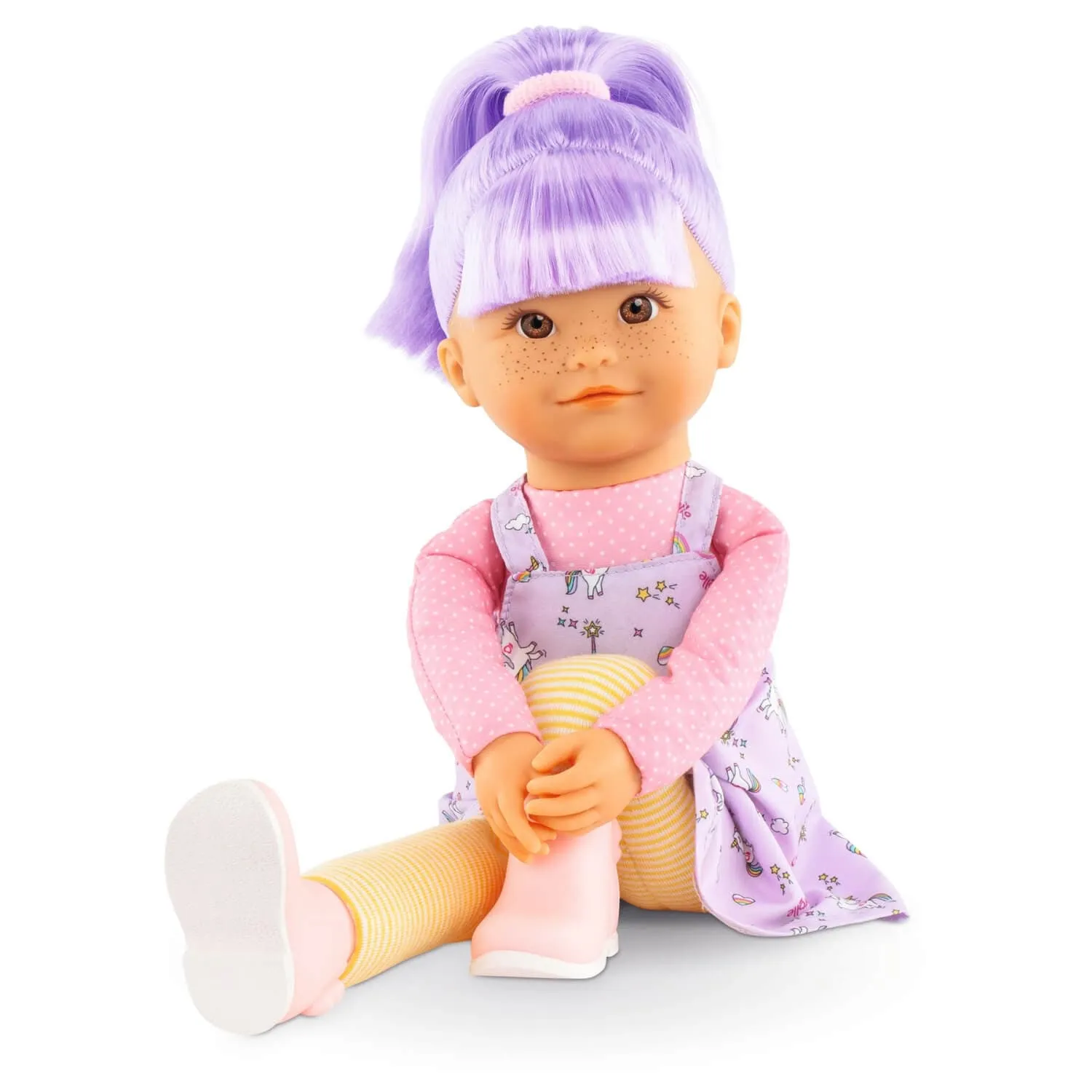 Corolle Rainbow Doll Soft Fabric Arms Legs Vanilla Scent 40cm