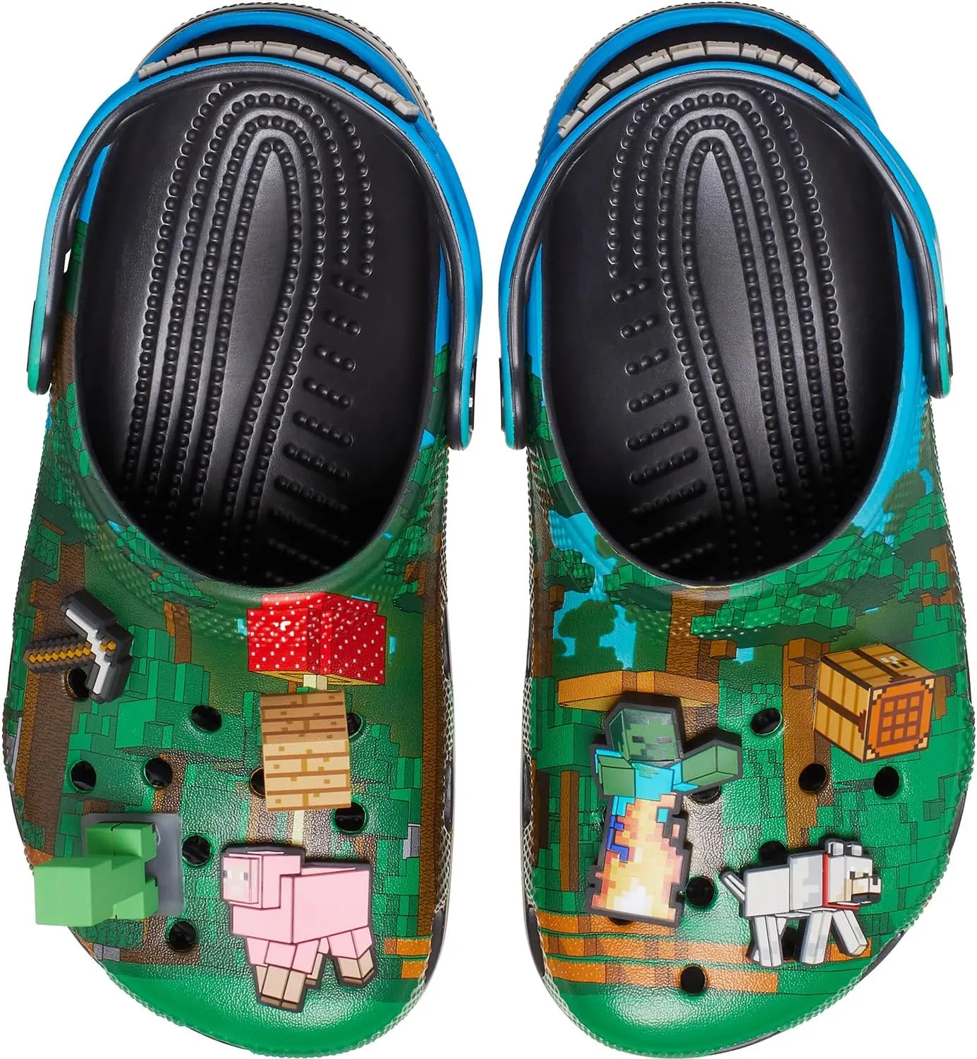 Crocs Unisex-Child Classic Minecraft Clogs
