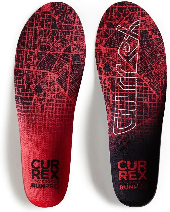 CURREX RunPro Insoles for Running Shoes  Arch Support Inserts to Help Reduce Fatigue, Prevent Injuries & Boost Performance  for Men & Women  Low Arch, XL
