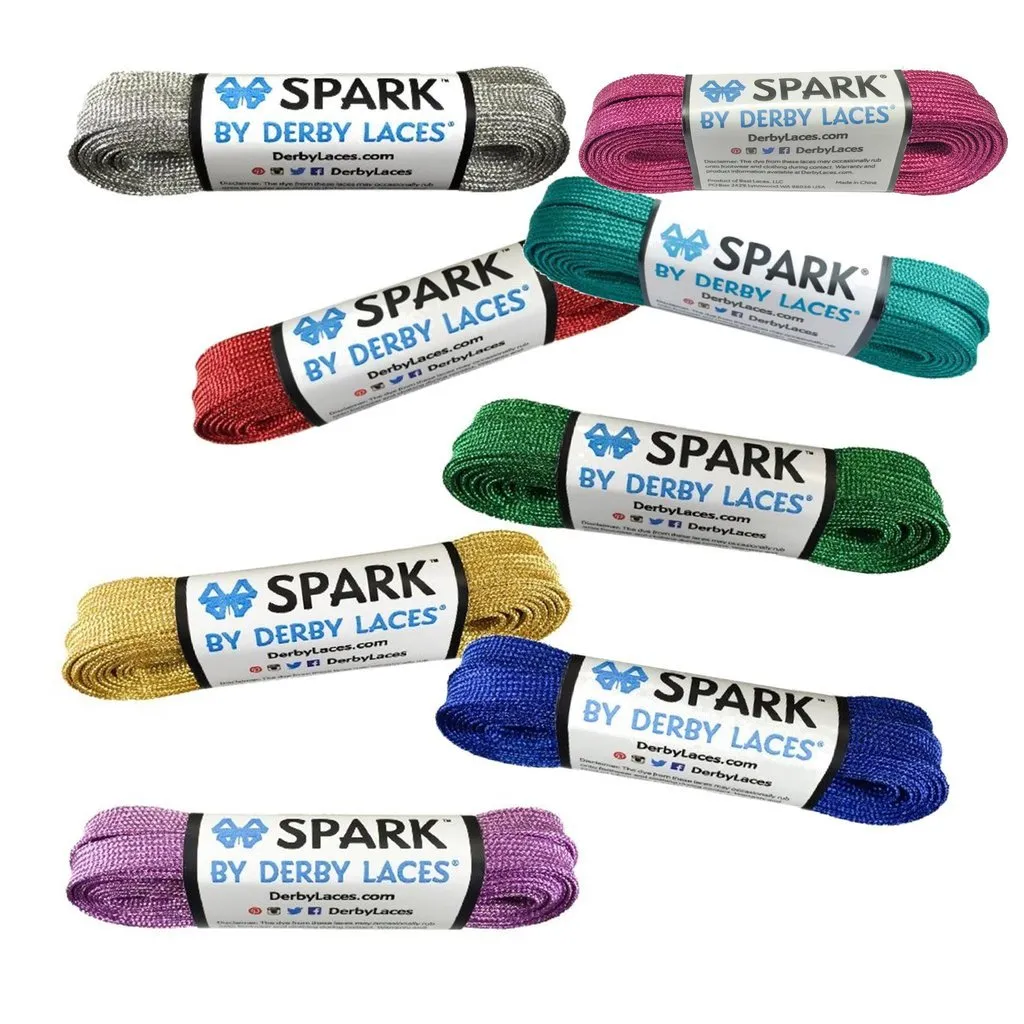 Derby Laces - Spark Roller Skate Laces - 96 Inch