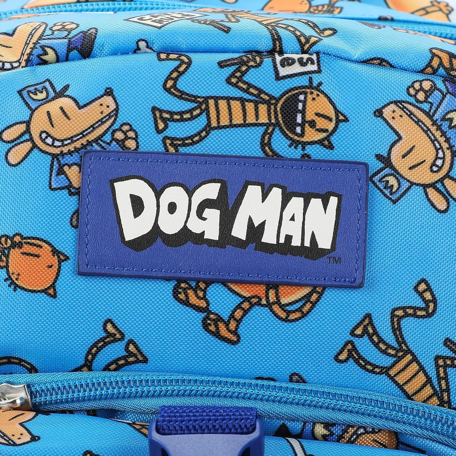 Dog Man 2-Piece 16" Youth Premium Backpack & Lunch Kit Set For School Boys and Girls