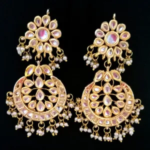 ''EXCLUSIVE''70-80 mm Hand Crafted Kundan Earrings Sold by per Pair pack