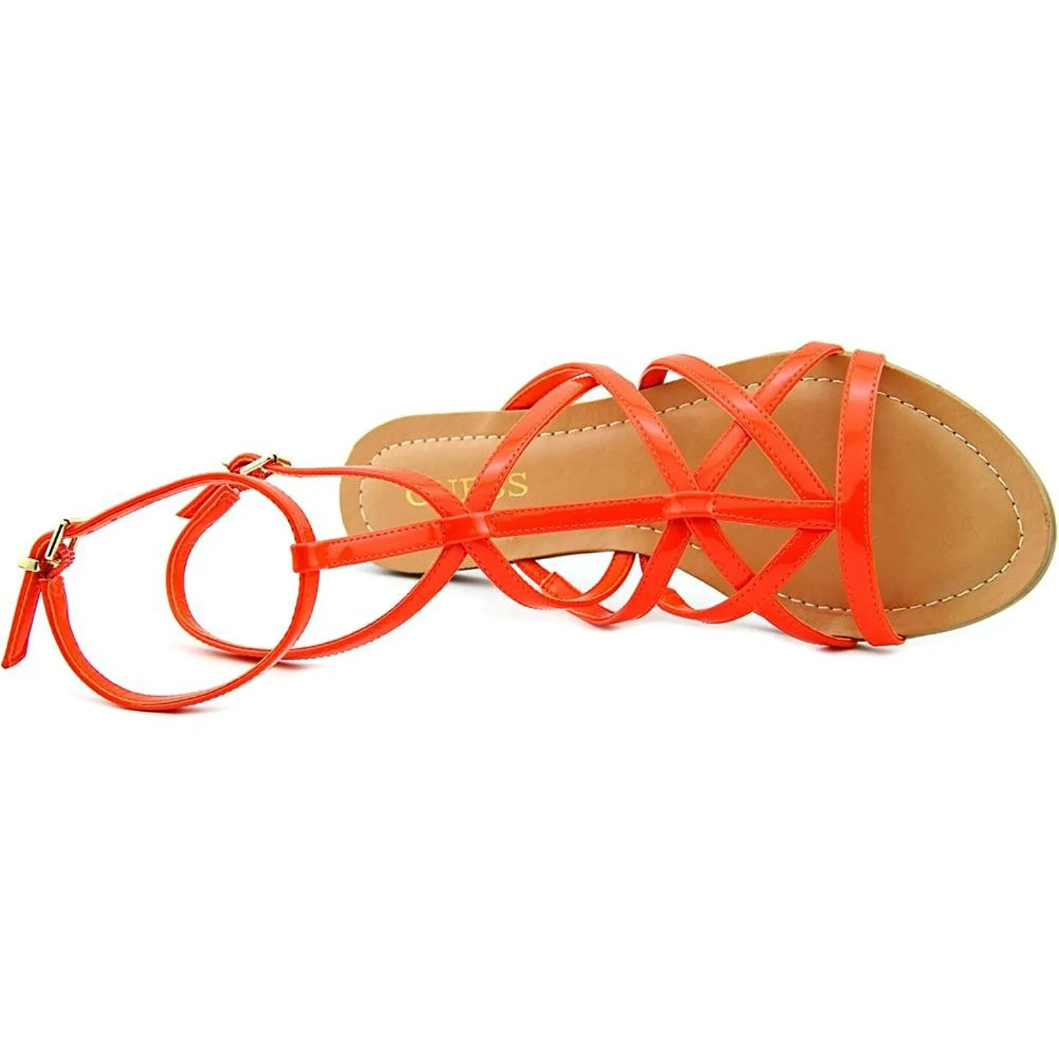 GUESS Mannie Gladiator Sandals, Dark Red (Women)