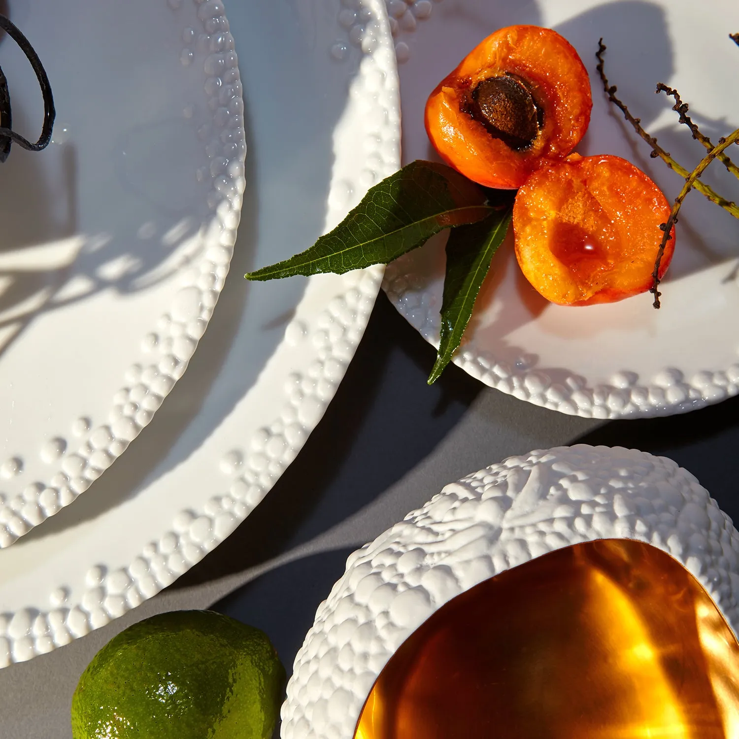Haas Mojave Bread   Butter Plate - White