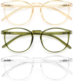 IBOANN Iconic Blue Light Glasses for Woman - Computer Glasses 99% Blue Light Blocking - Anti Eyestrain & UV Glare Protection