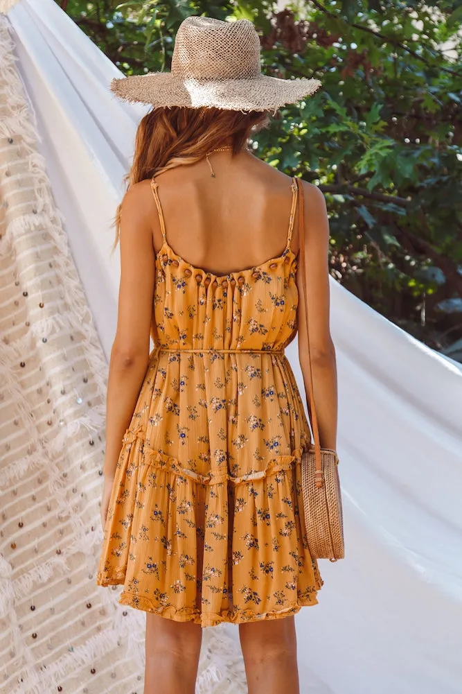 Kassia Dress Mustard