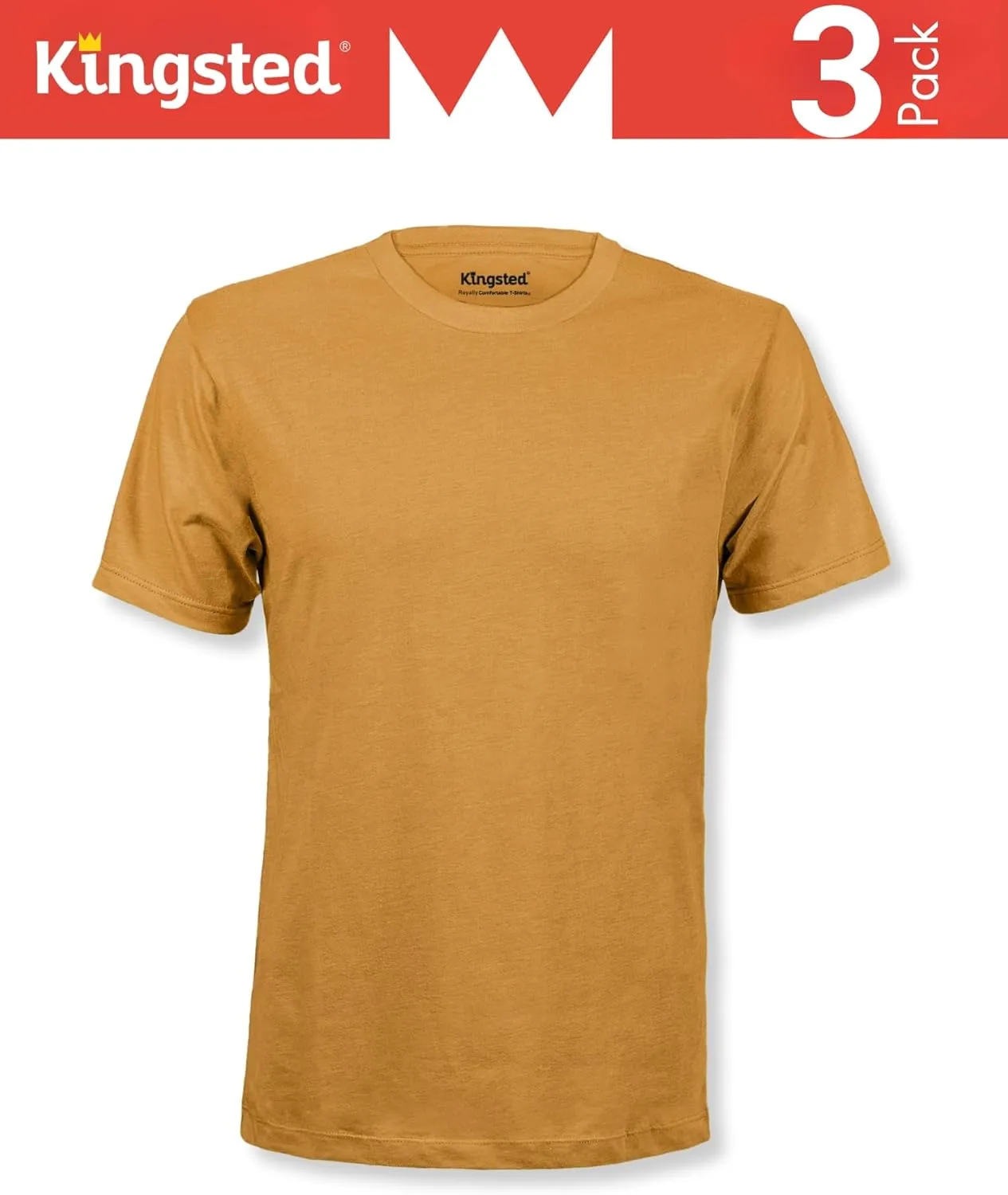 Kingsted T-Shirts for Men Pack - Royally Comfortable - Super Soft Premium Fabric - Well-Crafted Classic Tee