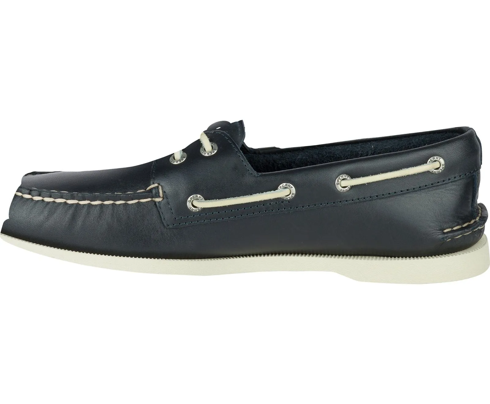 Men's Authentic Original 2-Eye Wide Leather Navy
