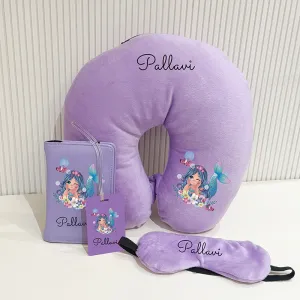 Neck Pillow Set -  4 Piece Set -  Mermaid