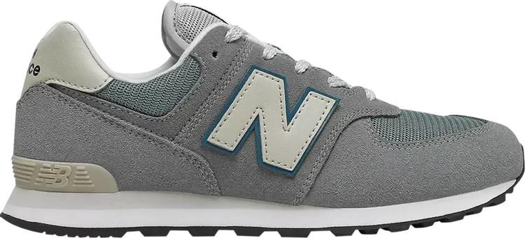 New Balance 574 children's sneakers, grey/white