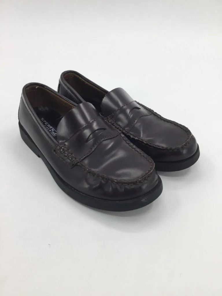 Sperry Child Size 4 Youth Brown Dress Shoes