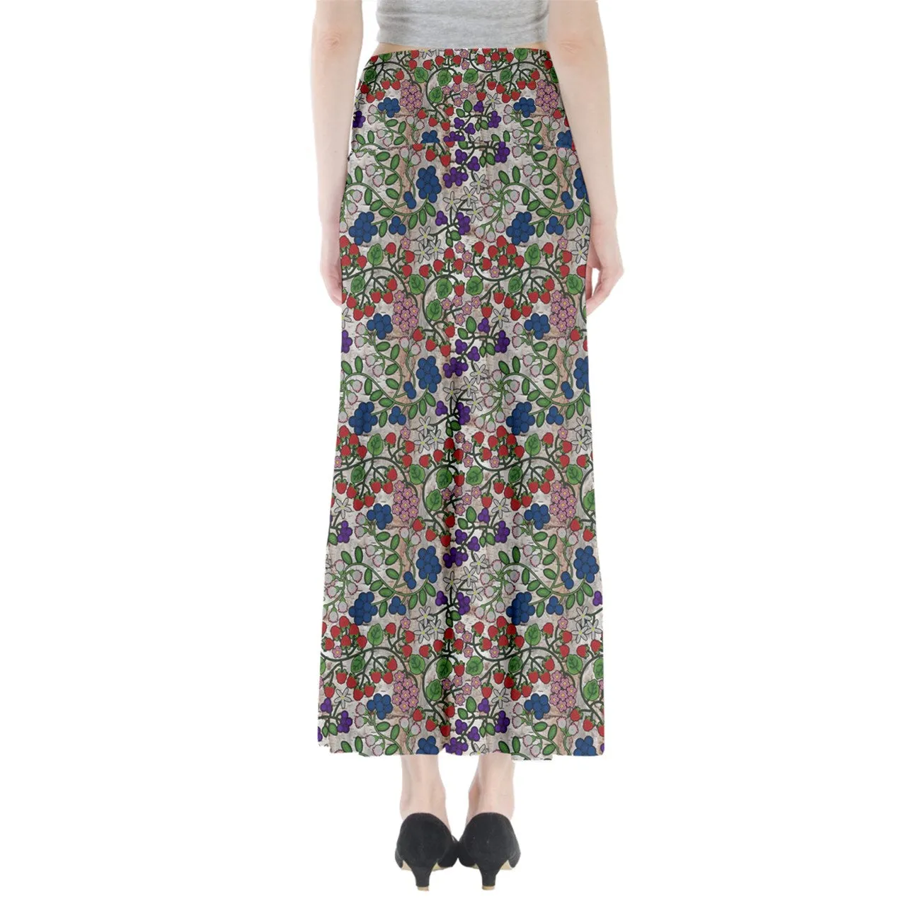 Takwakin Harvest Br Bark Full Length Maxi Skirt