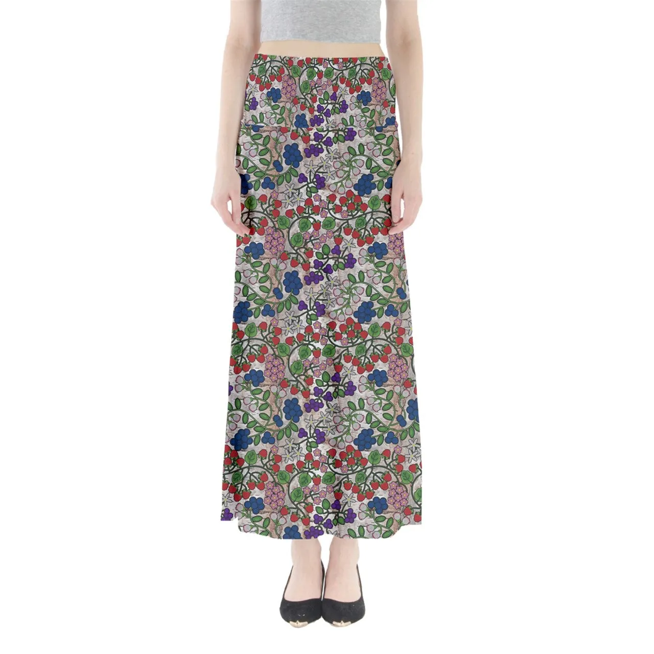 Takwakin Harvest Br Bark Full Length Maxi Skirt