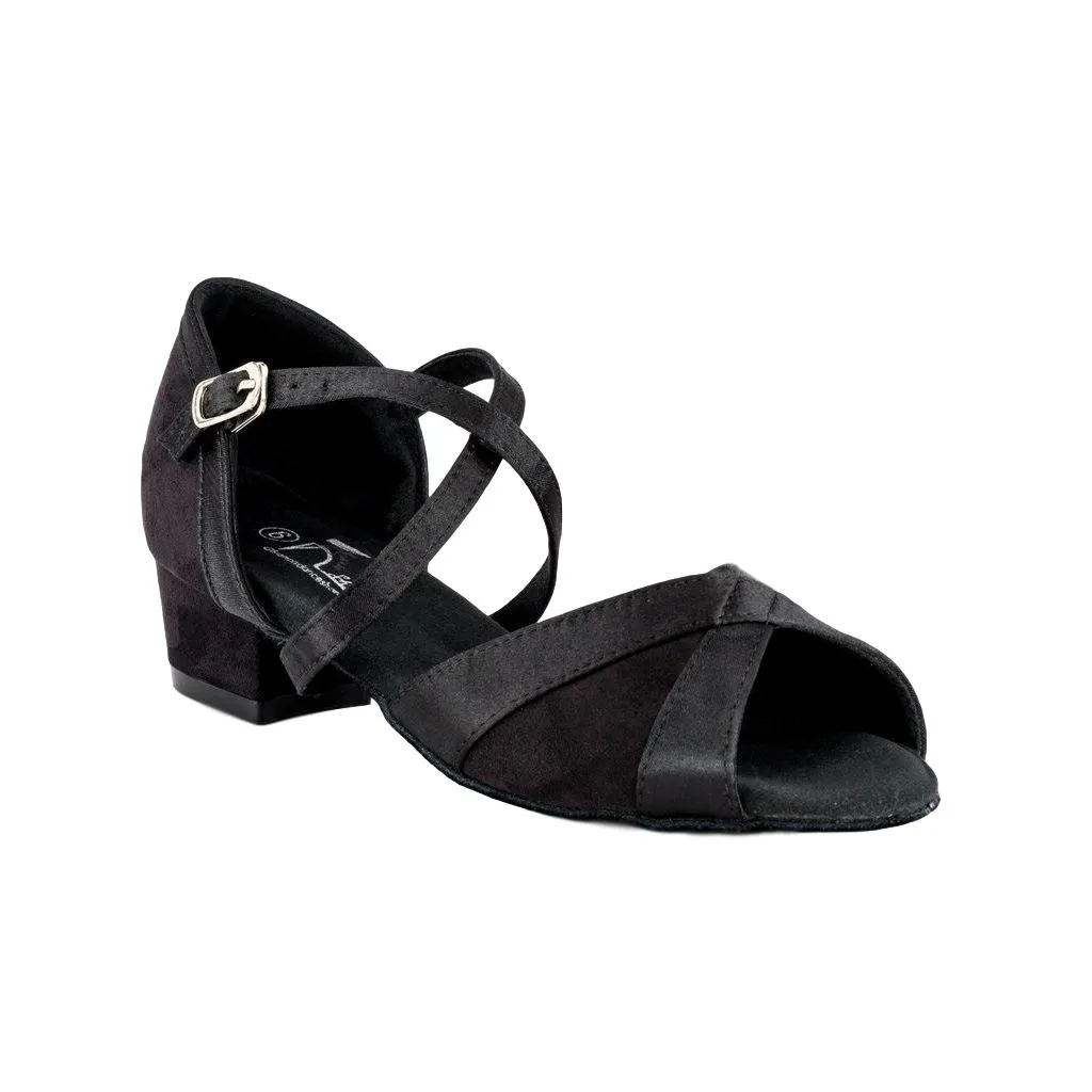 Women's Latin Dance Shoes, Model Moonstone, Black